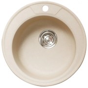 Кухненска мивка ICGS 8301 SAND, гранит, едно корито, със сифон, 49х20см