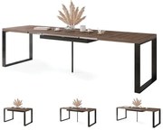 АВАРИ Кафяв дъб - ЛОФТОВА ХОЛНА/ТРАПЕЗНА МАСА РАЗТЕГАТЕЛНА ДО 270 или 290 см!