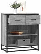 848987 vidaXL Шкаф Grey Sonoma 68x35x76 cm Изработена дървесина