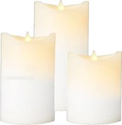 Бели светлинни декорации в комплект от 3 Sara Exclusive - Sirius