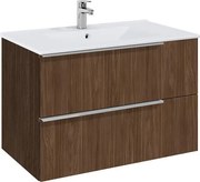 Шкаф, Elegant plus alpine walnut с 2 чекмеджета и умивалник