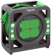 SE Макара Thorsman 15м IP44 H05VV-F 3G1.5mm2 термична защита 4x шуко - IMT33136