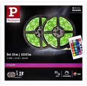 Paulmann 78980 - LED RGB/28W Димируема лента SIMPLED 10м 230V + дистанционно