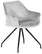 Трапезен стол KENDAL - светлосив BF 2