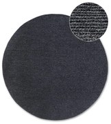 Тъмносив ръчно изработен вълнен кръгъл килим ø 160 cm Francois – Villeroy&amp;Boch