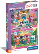 Clementoni - Пъзел Super Kitties 24811 2х20ч.