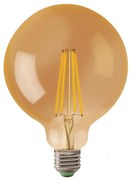 LED Крушка LEDSTAR AMBER G125 E27/8W/230V 2200K