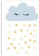 Детска картина 30x40 cm Cloud - Wallity