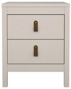 Сиво-бежово нощно шкафче Madrid – Tvilum