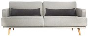 Триместен разтегателен диван atmosphera Jack, Светлосив, 214x86x83 cm