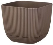 Horecano - Квадратна саксия №3 - 15x15xh13cm 1.8L ТЕРА (G-383-T)