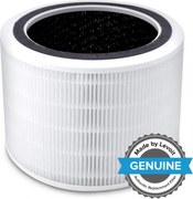 Резервен филтър за пречиствател на въздух Levoit Core 200S, 1 бр, 3 степенна филтрация, True HEPA, Бял