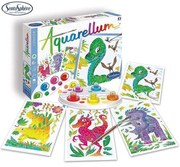 Sentosphere - Комплект за оцветяване с акварелни бои Динозаври 6511