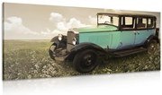 Картина на платно – Син ретро автомобил