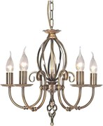 Elstead ART5-AGD-BRASS - Пендел ARTISAN 5xE14/60W/230V