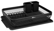 Horecano - Метален стелаж / сушилник за чинии 43x32xh13,5см MATT BLACK HOME-(KM010A)