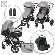 Комбинирана бебешка количка VIOLA LORELLI - OPALINE Grey