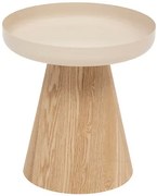 Помощна маса atmosphera Hercyna, MDF, Ø40 см - Бежов