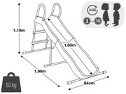 Детска градинска пързалка синя Dĺžka: 183 cm