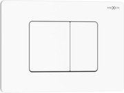 Mexen Tex 05 бутон за промиване неръждаема стомана, бял лъскав - 6105-01