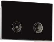 Двоен бутон ICC 097AGB - ЧЕРЕН БУТОН