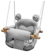 2Kids Toys - Детска текстилна люлка сив/бук