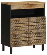 4018653 vidaXL Бюфет 60x33,5x75 см грубо мангово дърво масив