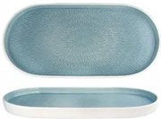 Horecano - Порцеланово плато овално 36x17xh2,5см HELLA-LIGHT SUMMER BLUE-(HC-56565)