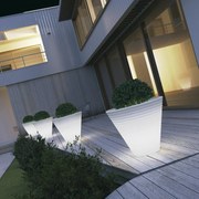 Teraplast - Кашпа с осветление VASO AFRICA L.LUCE OUTDOOR 80 NEUTRO