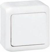 Legrand Кръстат ключ IP44 открит монтаж цвят Бял Forix  - 782365
