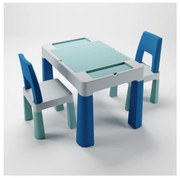 TEGA BABY - Детска масичка със столчета тюркоаз/син/бял