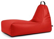 Червен пуф от изкуствена кожа Chill XXL – So Soft?