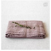 Розов/кафяв ленен чаршаф 180x260 cm Ashes of Roses – Linen Tales