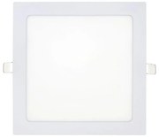 LED Лампа за окачен таван SQUARE LED/18W/230V 6500K 22x22 см бял