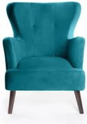 Тюркоазено кадифено кресло Noemye – Bonami Selection