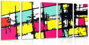 картини от 5 части – Стилен поп-арт