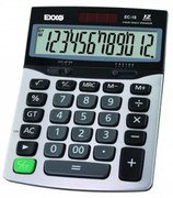Настолен калкулатор Exxo EC-18 178/126 , 12-разряден, Сив