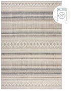 Сиво-бежов килим подходящ за пране 116x170 cm Everette – Flair Rugs
