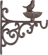 Esschert Design - Чугунена закачалка за кошница с хранилка за птици