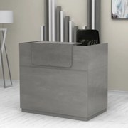 Рецепция Lemmon TopMebel от меламин в цвят бетон сив 120x70x110см.