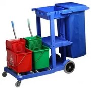Количка за почистване синя (125x51x95cм.) 033GW GX