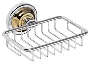 Сапунерка 14x6,5 cm сребърна/златна