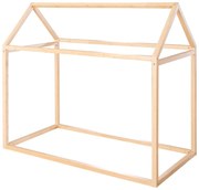 Къща детско легло в естествен цвят 70x140 cm Montessori – Roba