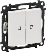 Legrand Сериен девиаторен ключ с индикация 0.15мА LED цвят бял Valena Life - 752109