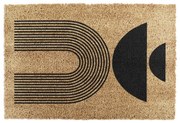 Изтривалка от кокосови влакна 40x60 cm Half Moon – Artsy Doormats