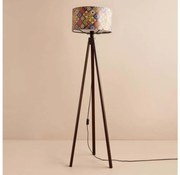 Подова лампа AYD 1xE27/40W/230V кафява/пъстроцветна