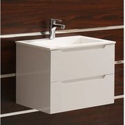 Конзолен PVC шкаф ICP 6026 с умивалник, 60x46x48см