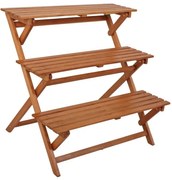 Стойка за саксия от евкалипт ADDU Ordeble - Garden Pleasure