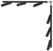 Zuma Line 3577 - Точково осветително тяло за шинна система LULU 6xGU10/35W/230V черно