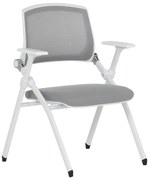 Посетителски стол Carmen 1706-1 - сив